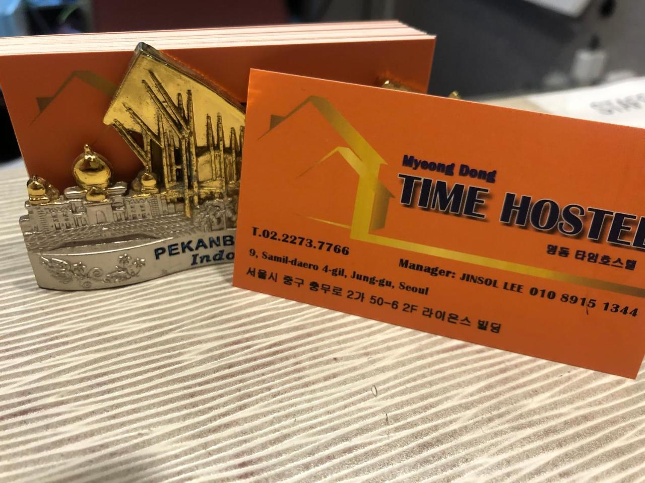 Myeongdong Time Hostel سيول المظهر الخارجي الصورة